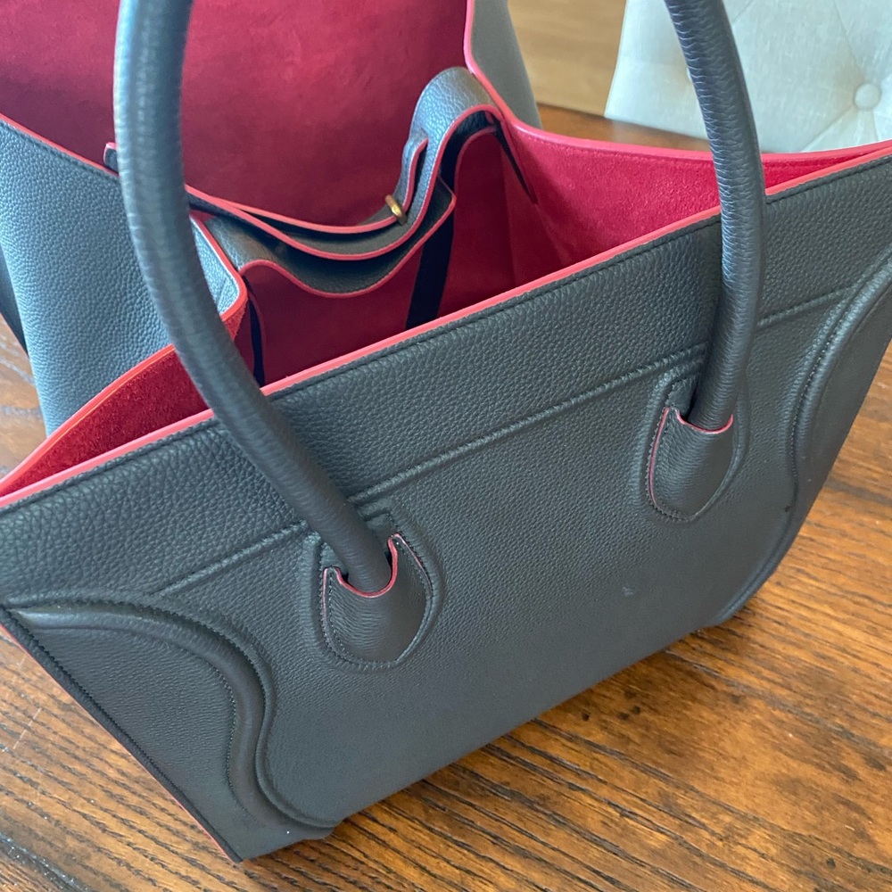 Celine Black and Red Tote Bag - Picture 7 of 7